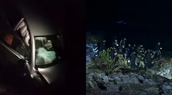 İnebolu’da otomobil denize uçtu:  1 Yaralı 