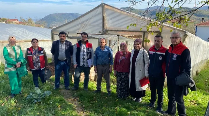 İnebolu’da Çiftçilere Sera Ziyareti ve TARSİM bilgilendirmesi yapıldı