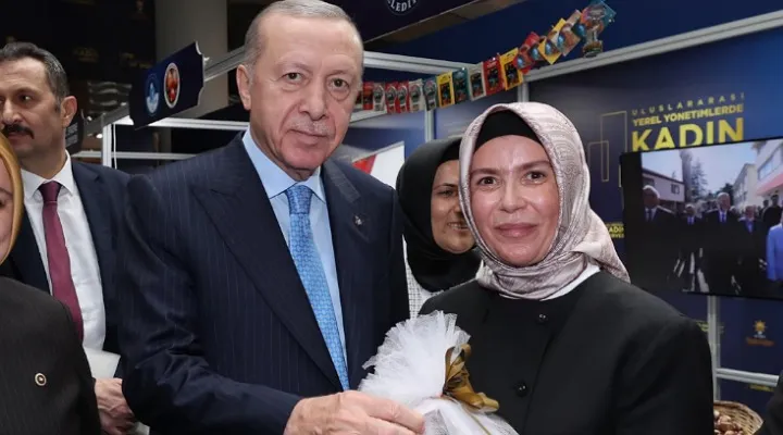 Seda Oyar’da Cumhurbaşkanı Erdoğan’a yöresel hediye sepeti
