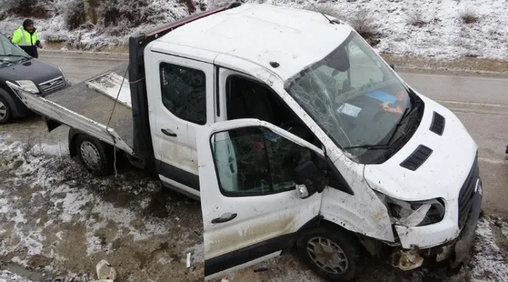 Seydiler-Ağlı yolunda kaza: 7 yaralı