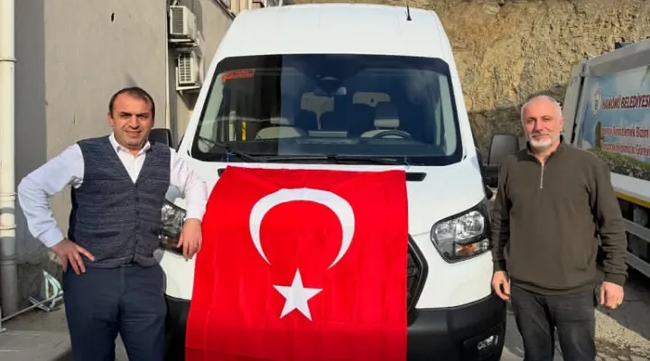 Hanönü Belediyesi’ne Ford Transit aracı kazandırıldı