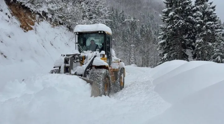 Kastamonu’da 385 Köy yolu ulaşıma kapandı