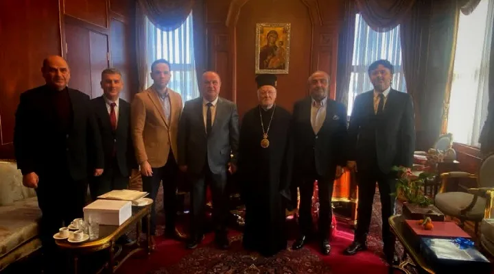 Engin Uzuner’den Patrik Bartholomeos’a ziyaret