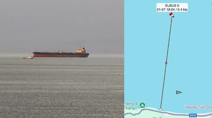 Abana açıklarında Palau Bandıralı tankere dron saldırısı