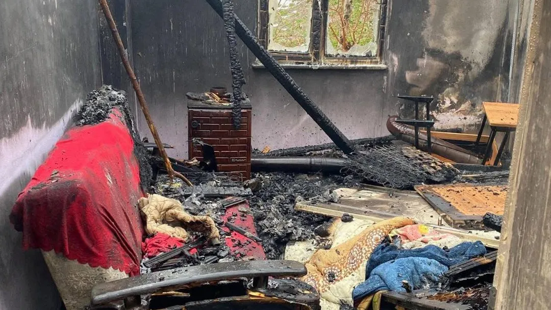 Şenpazar’da korkutan yangın: İki katlı ev küle döndü