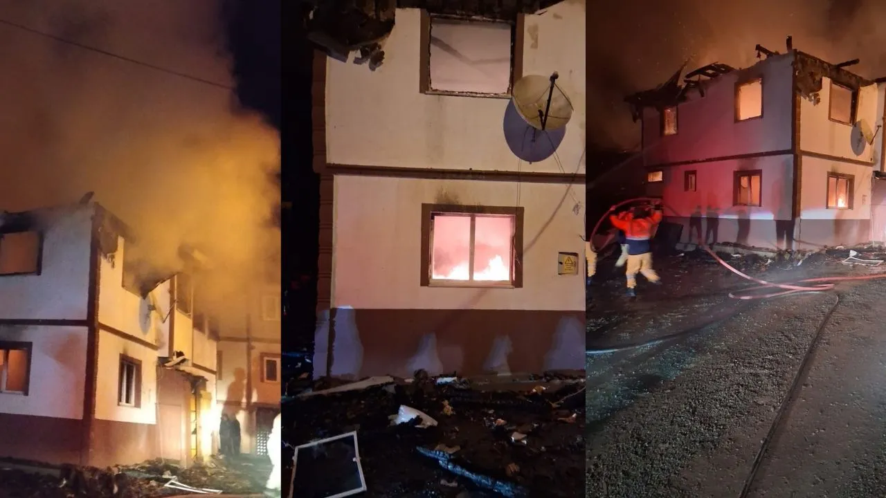 Daday’da yangın paniği