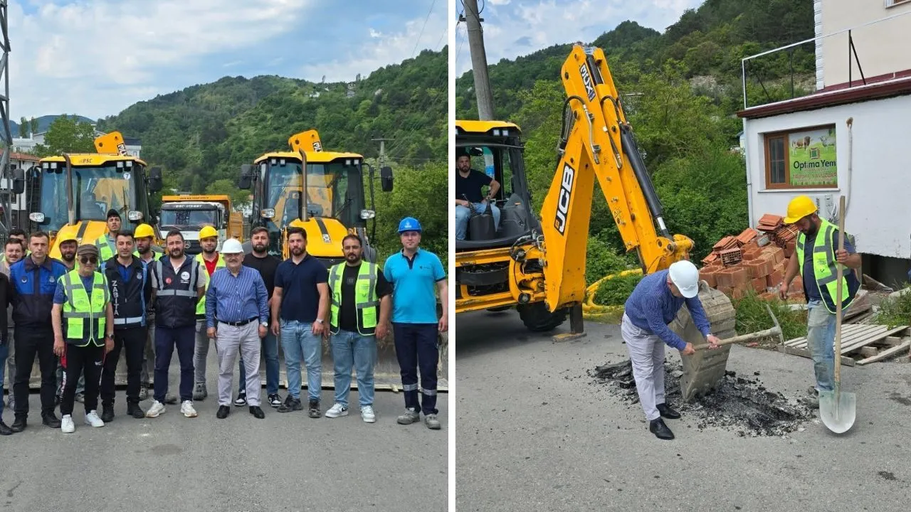 Doğanyurt’ta doğal gaz çalışmaları başladı