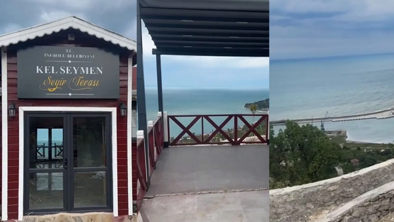 Kel Seymen Seyir Terası açılıyor! İnebolu’nun yeni gözde noktası