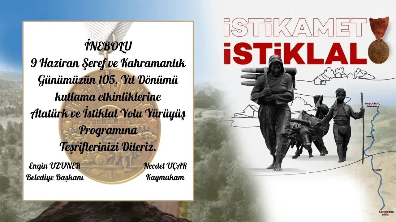 İnebolu 9 Haziran Şeref ve Kahramanlık Günü’nün 105. yılını coşku ile kutlamaya hazırlanıyor