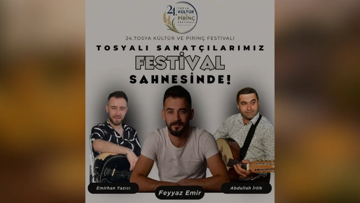 Tosyalı sanatçılar festivalde shane alacak