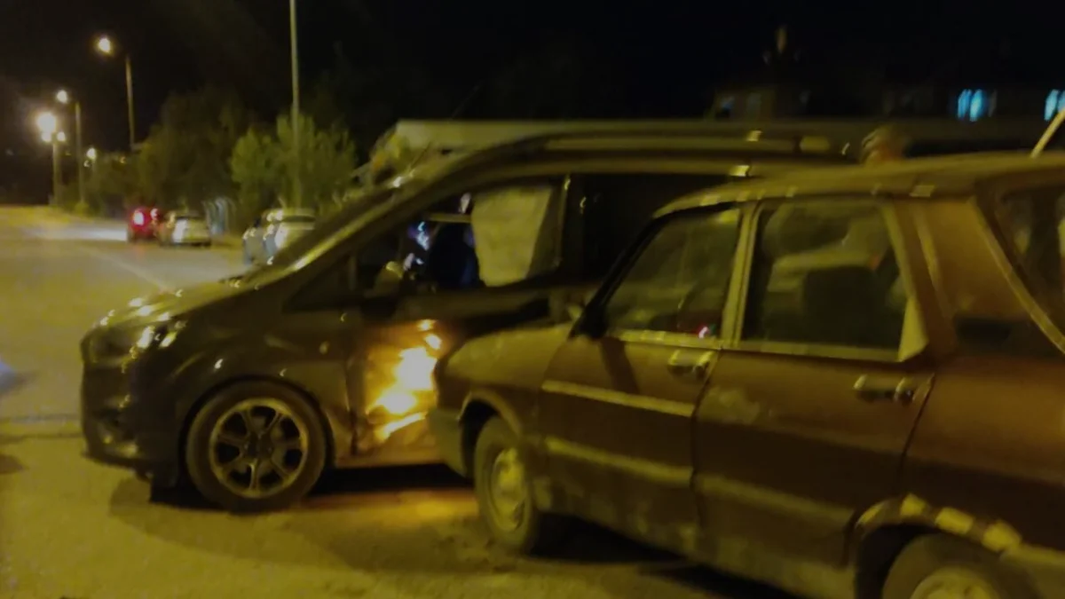 Taşköprü’de İki Araç Çarpıştı