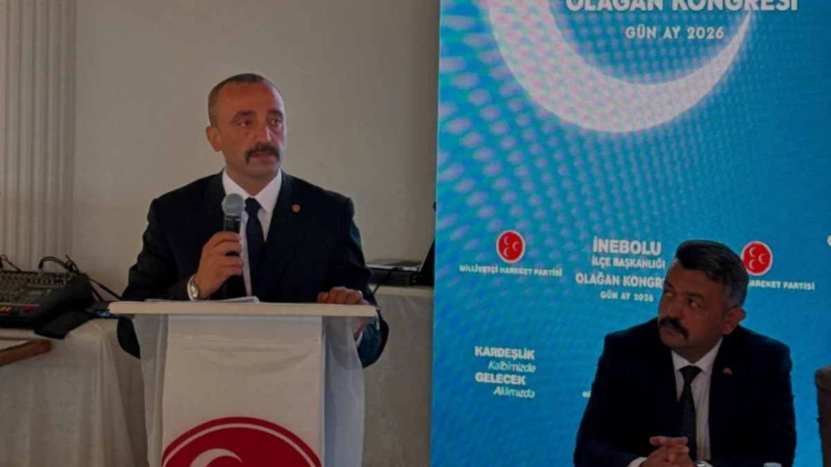 MHP İnebolu İlçe Kongresinde Onur Salcı Güven Tazeledi