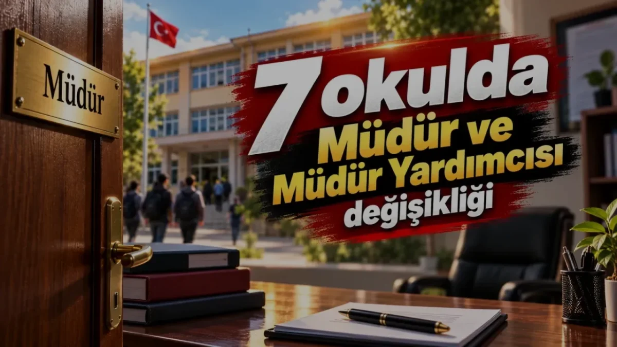 İnebolu genelinde yedi okulda yeni idari görevlendirmeler yapıldı