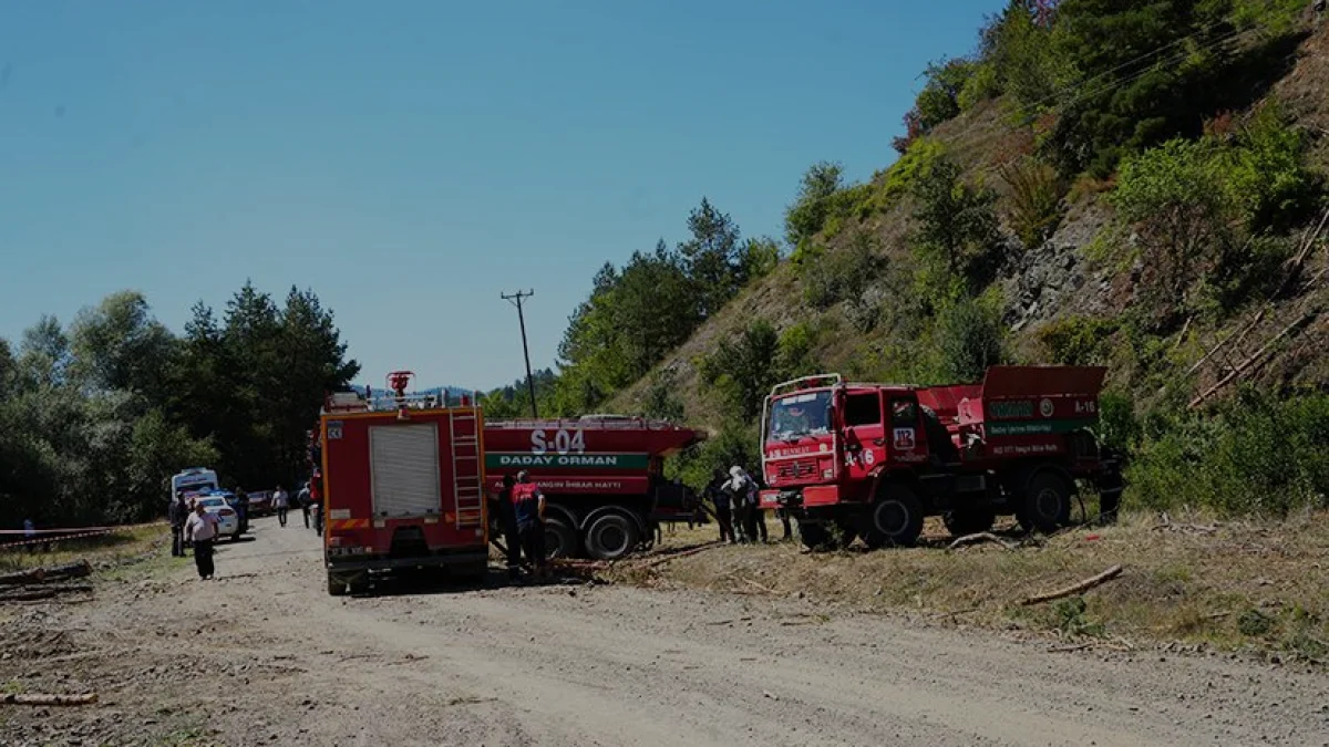 Daday’da Orman Kesimi Sırasında Elektrik Akımı Faciası