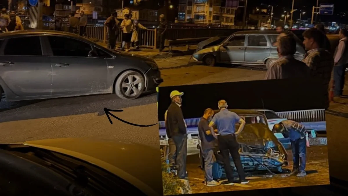 İnebolu Boyran Köprüsünde Trafik Kazası