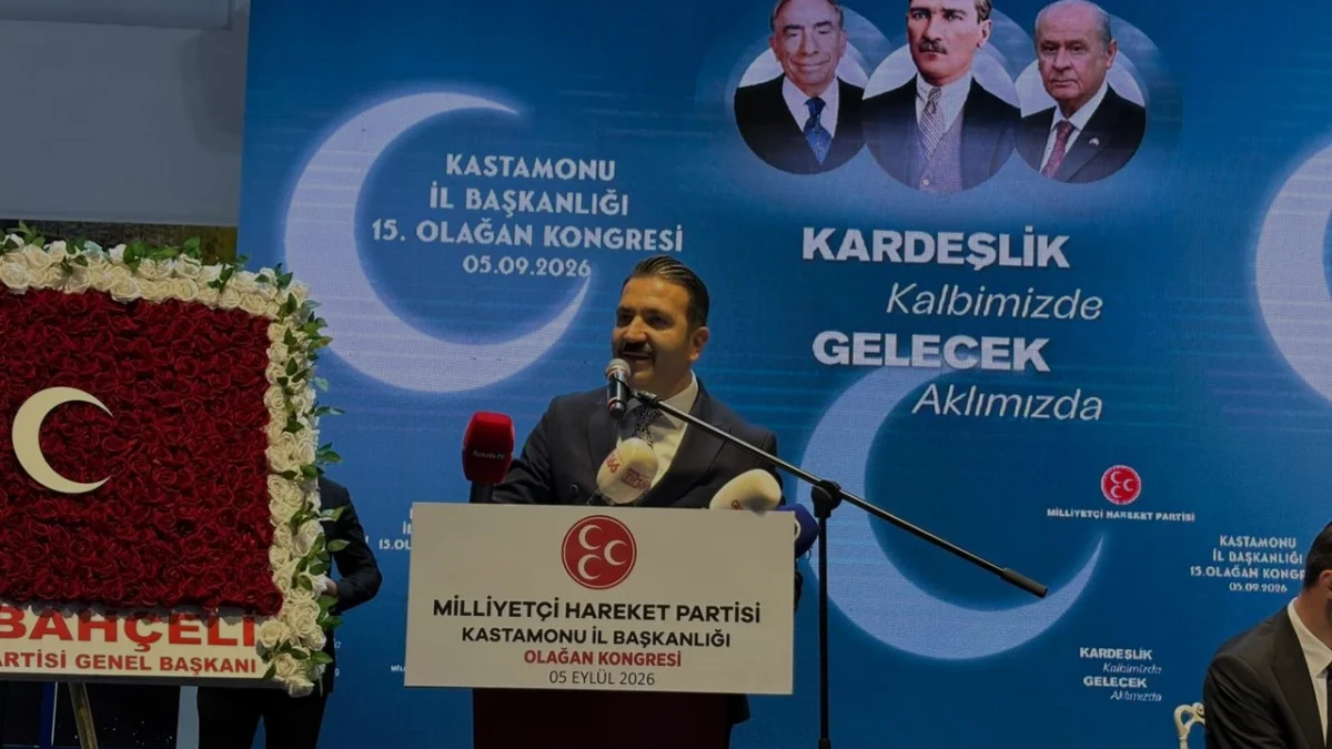 MHP Kastamonu İl Kongresinde Emre Şahin Güven Tazeledi